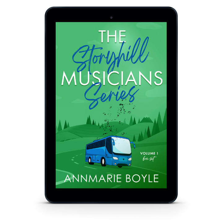 E-book that includes the first three books in the Storyhill Musicians contemporary romance series by Annmarie Boyle.