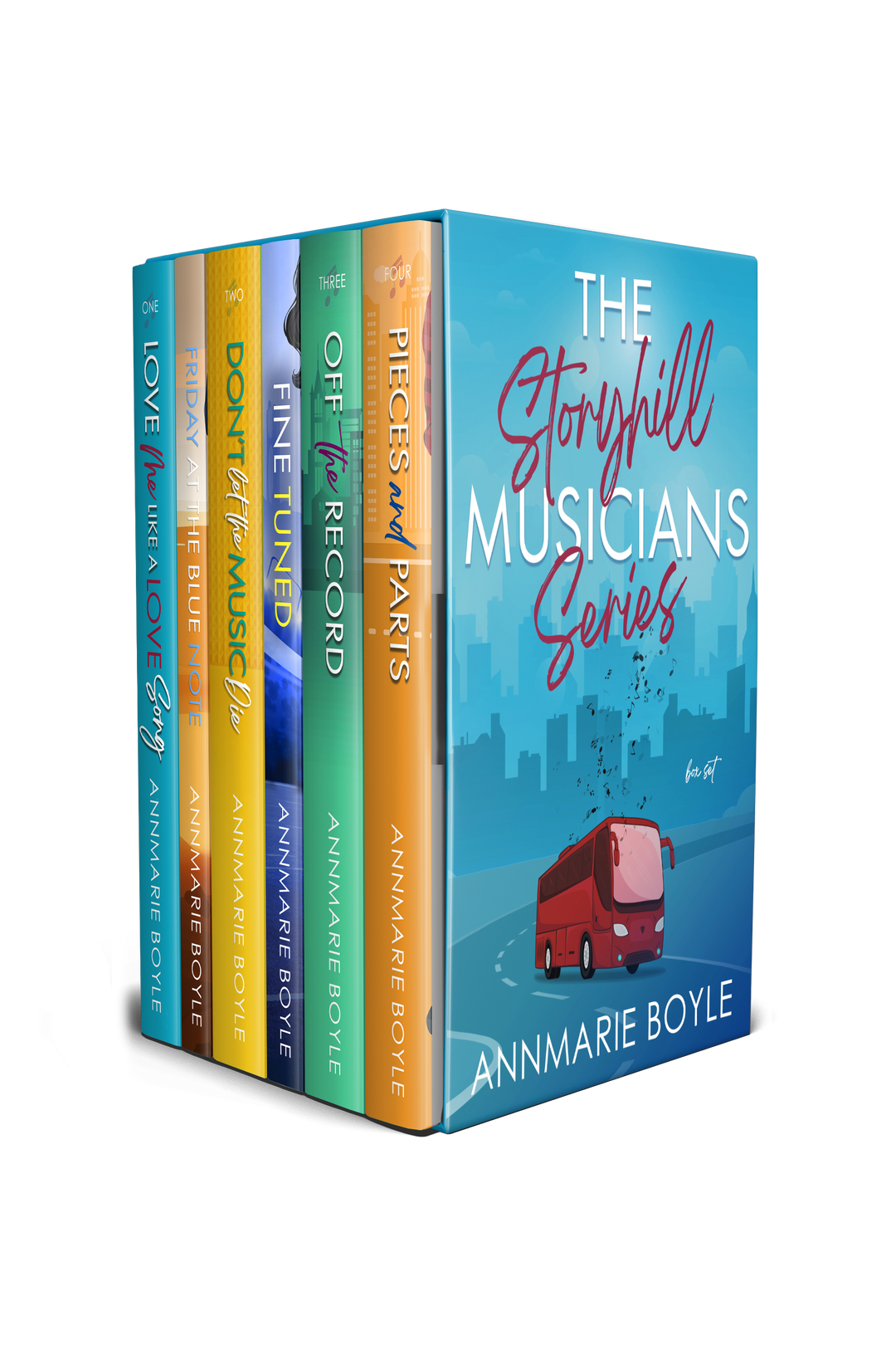 Complete paperback set of the Storyhill Musicians contemporary romance series