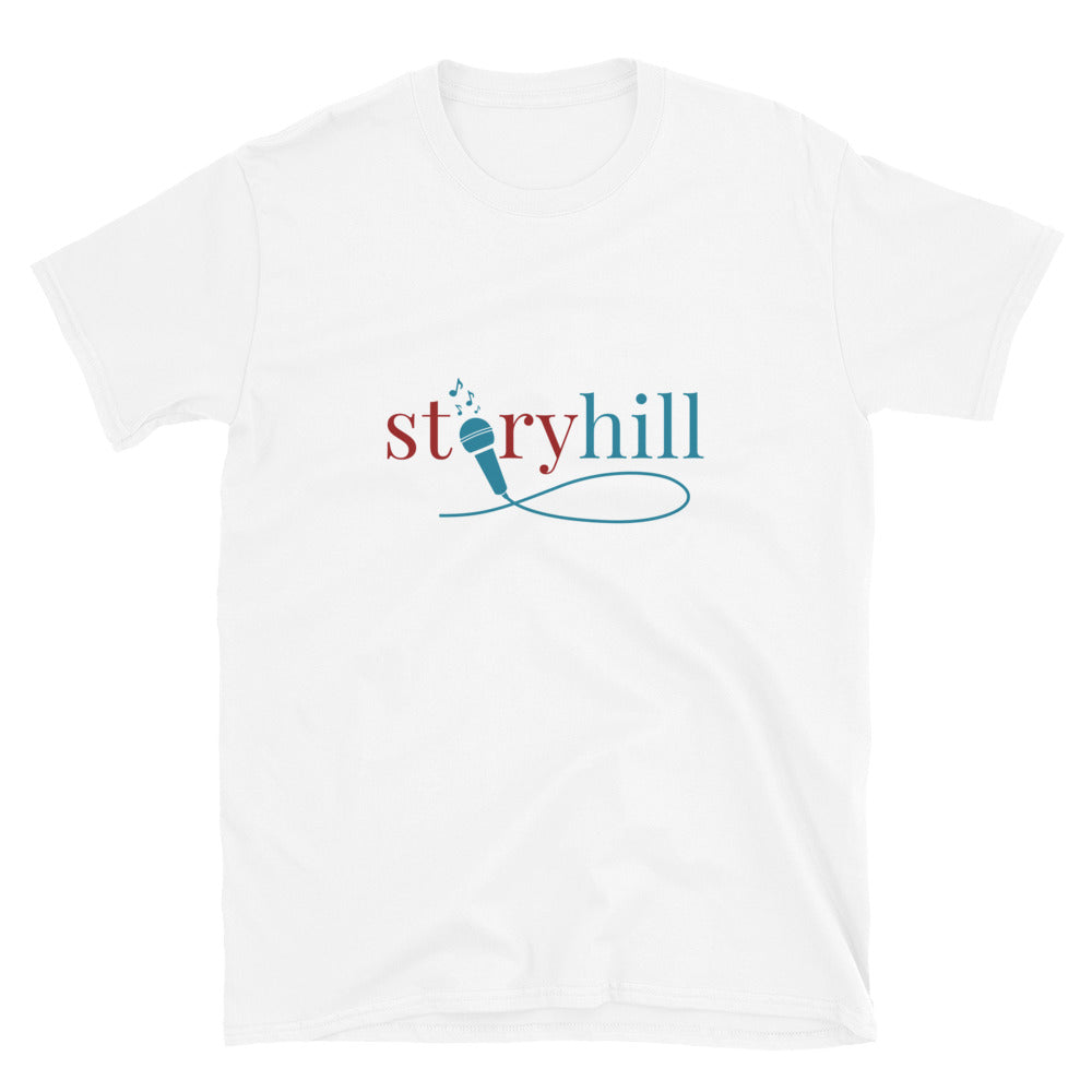 Front of Storyhill Tour T-shirt, inspired by the Storyhill Music contemporary romance series.