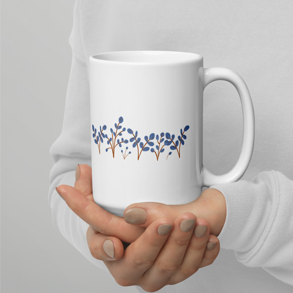 Floral Notes Mug